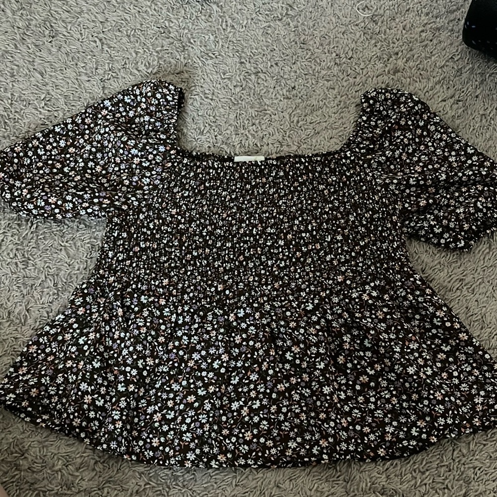 floral flowy top